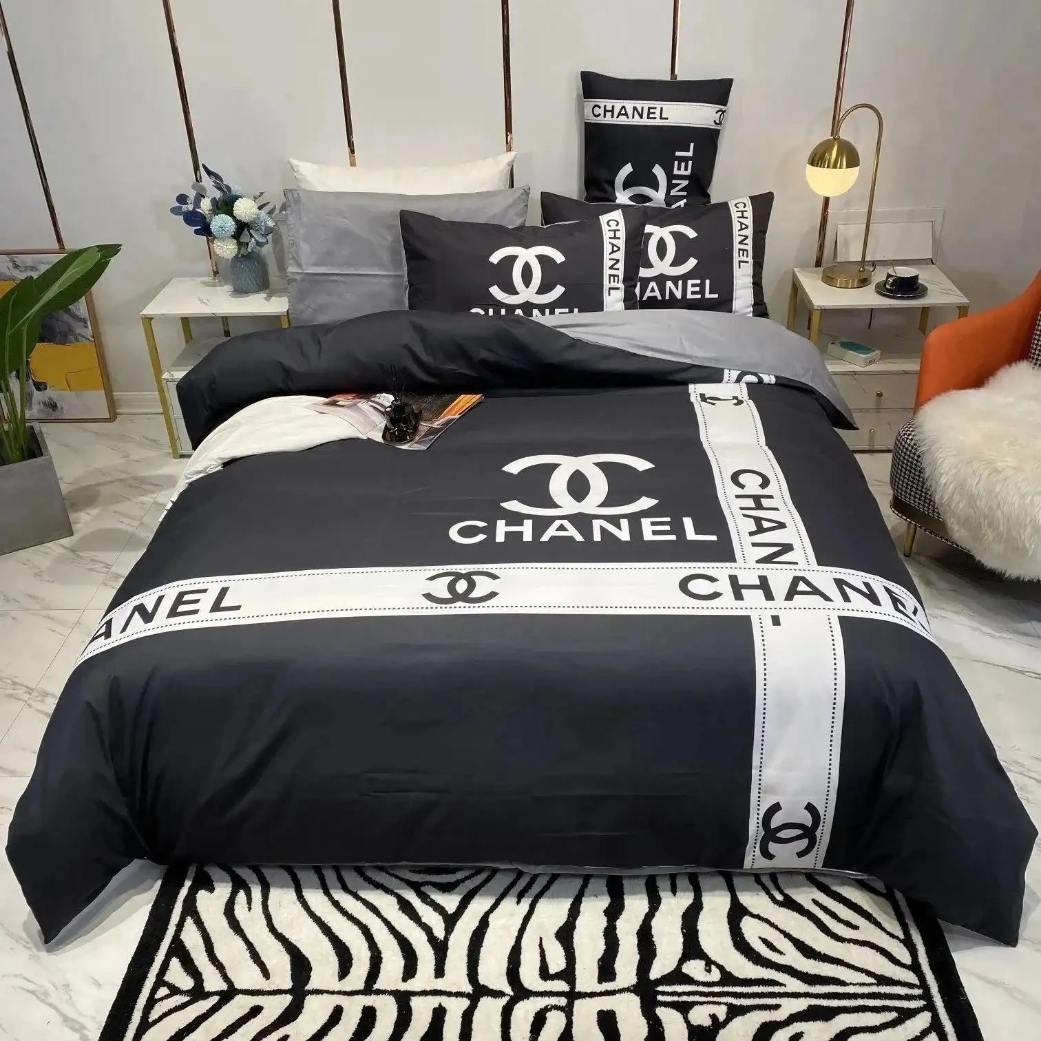 LV & Gucci & chanel & Burberry bedding (40 styles) — foto 5 de 6
