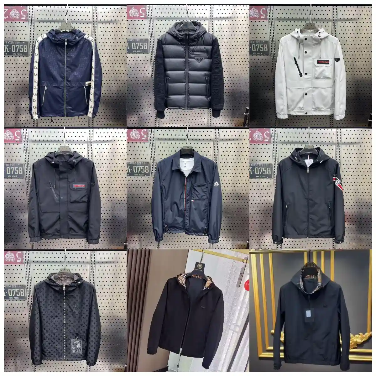 Fendi Dior Prada Moncler LV Burberry Jackets (40 styles)