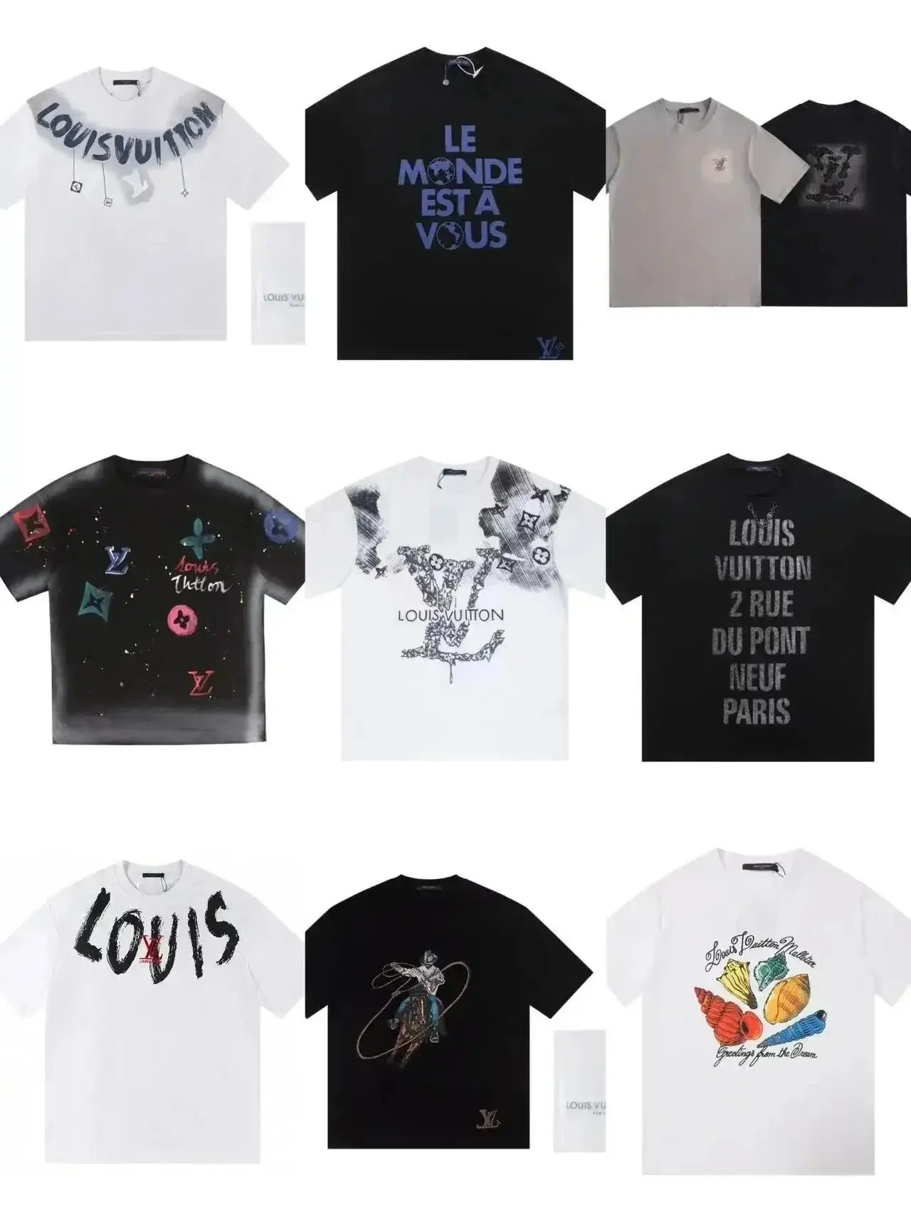 Louis Vuitton T-shirt Tee [ 40 Style]