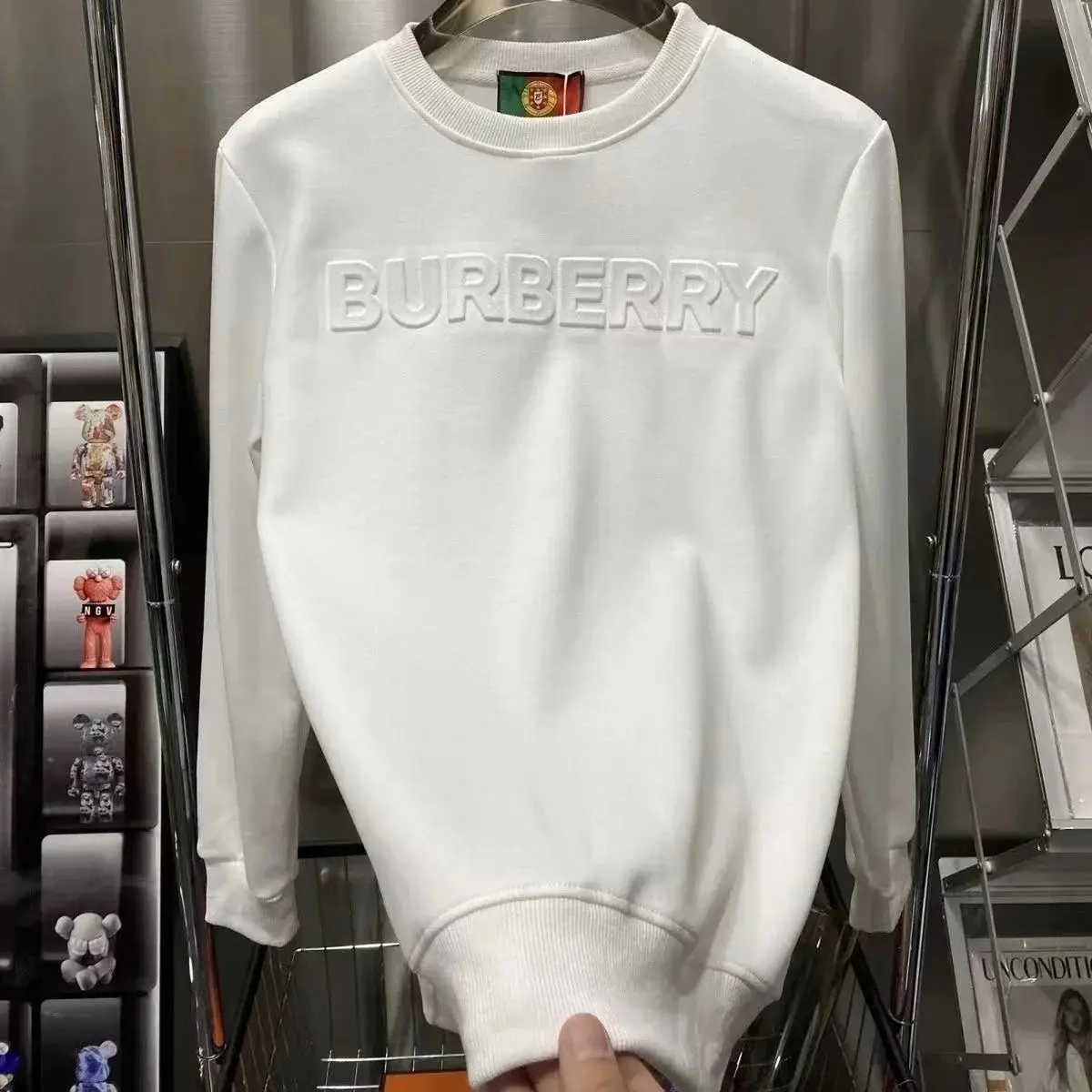 Burberry Embossed Logo Sweatshirt [High Quality]