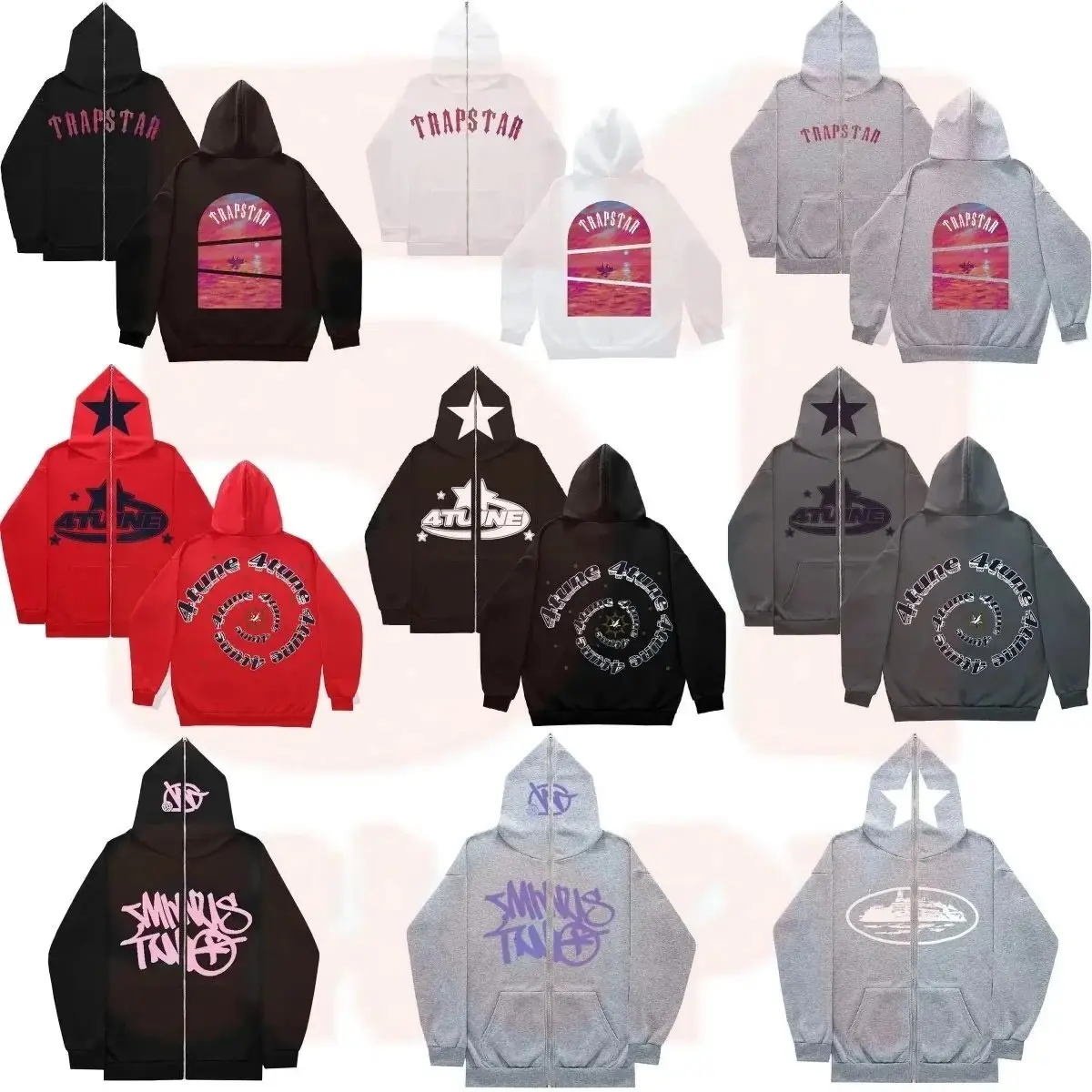 Trapstar Hoodie [Multiple Designs: Trapstar Sunset]