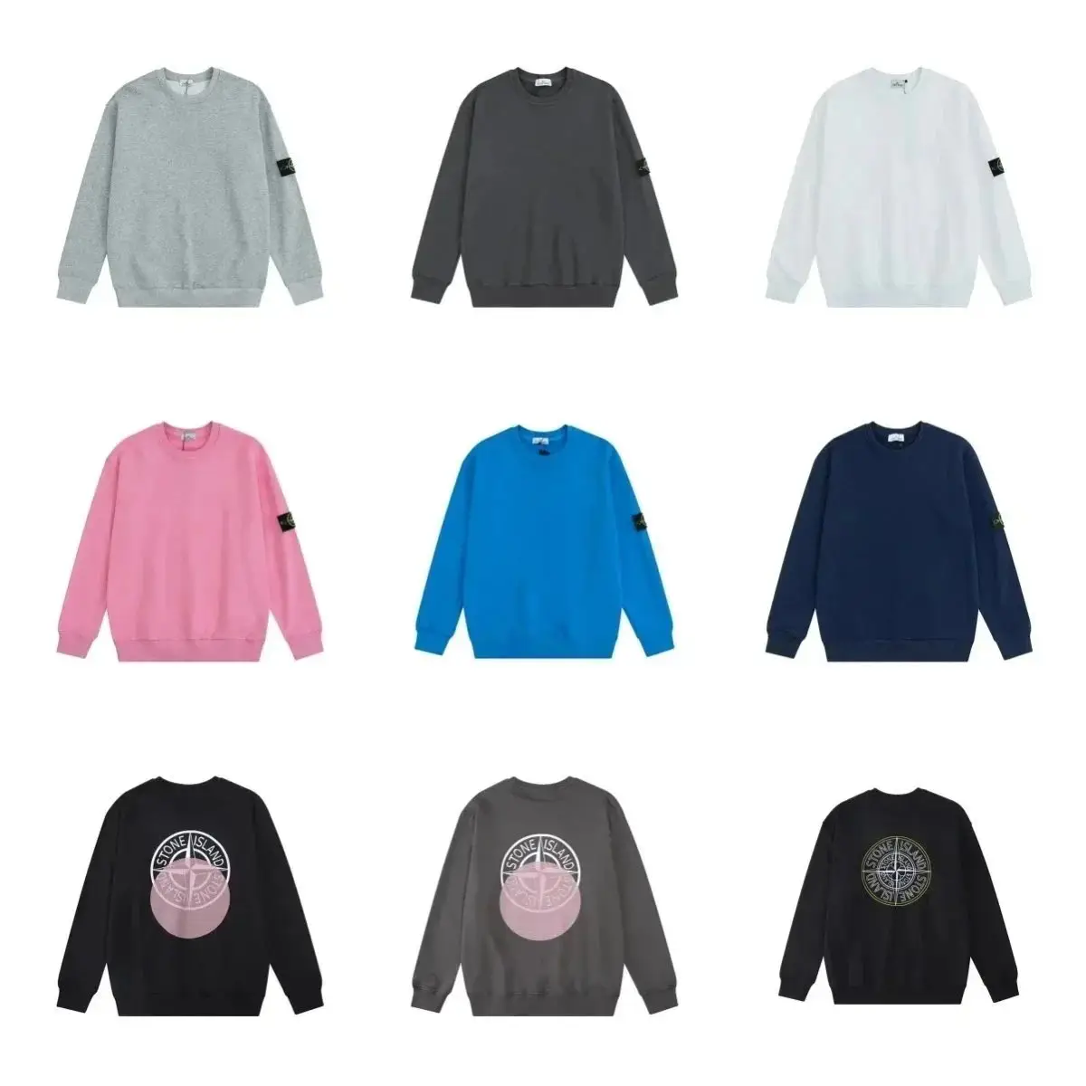 Stone Island Compass Logo Sweatshirt [Casual Long Sleeves]