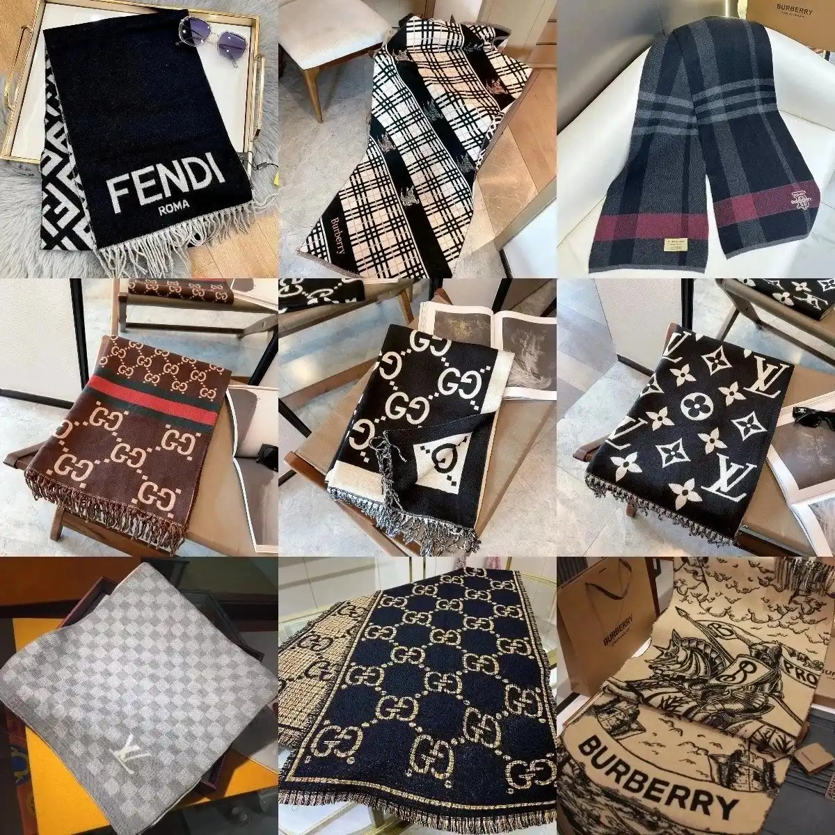 Burberry/LV/Fendi Scarf