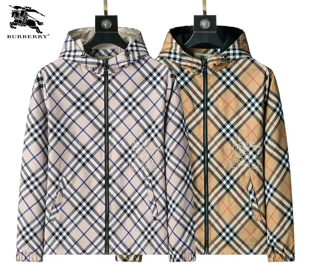 Burberry Check Print Hooded Jacket — foto 2 de 6