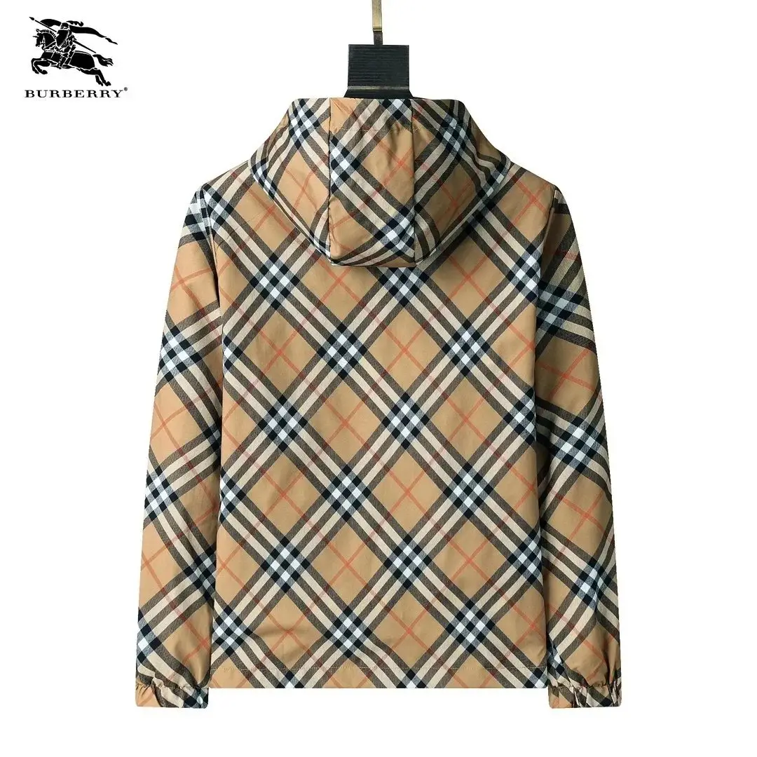 Burberry Check Print Hooded Jacket — foto 5 de 6