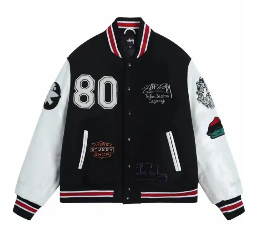 Stussy Tribe Tears Legacy Baseball Jacket [4 styles] — foto 5 de 6