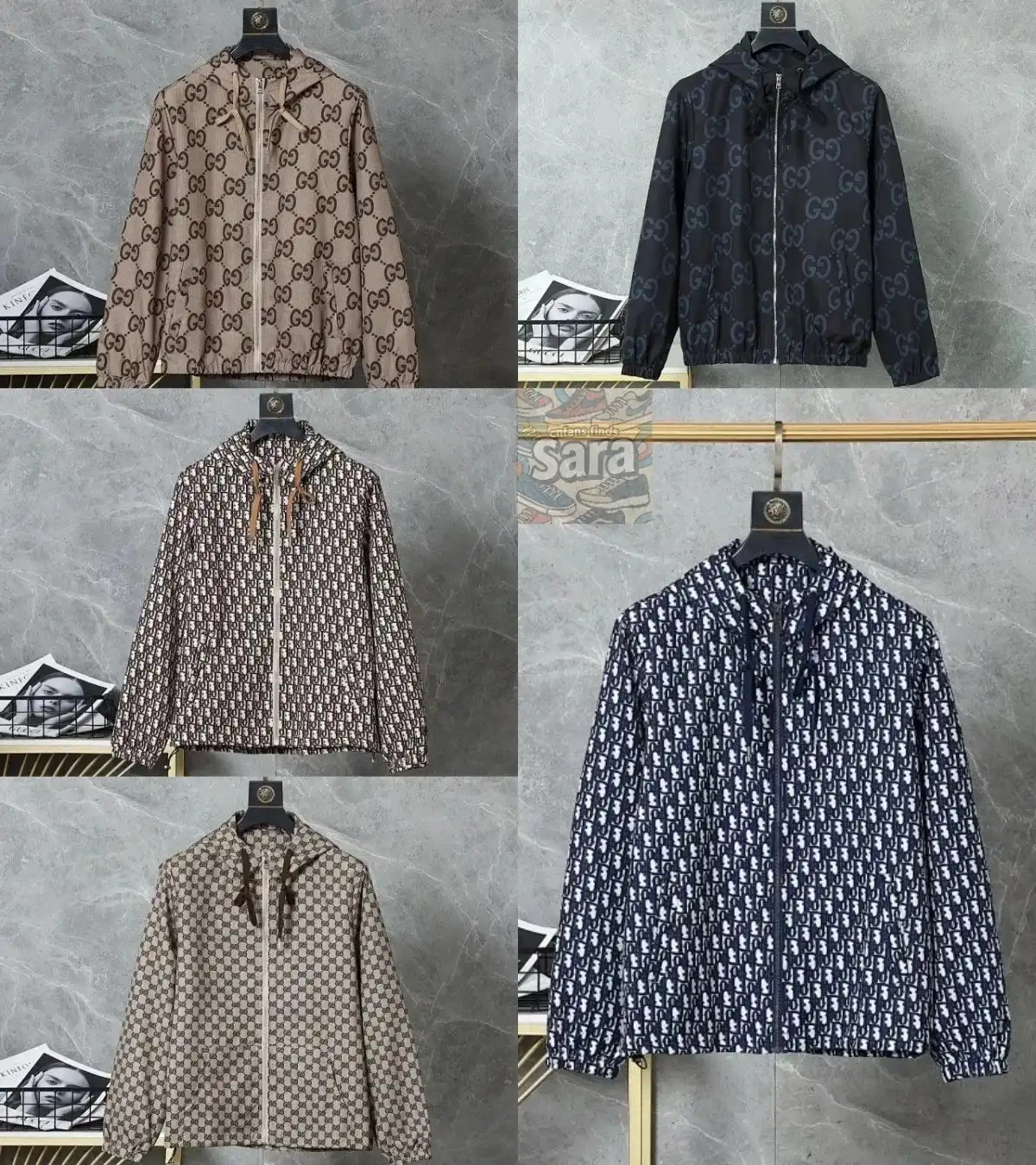 Gucci GG Supreme Hooded Jacket [20 styles]