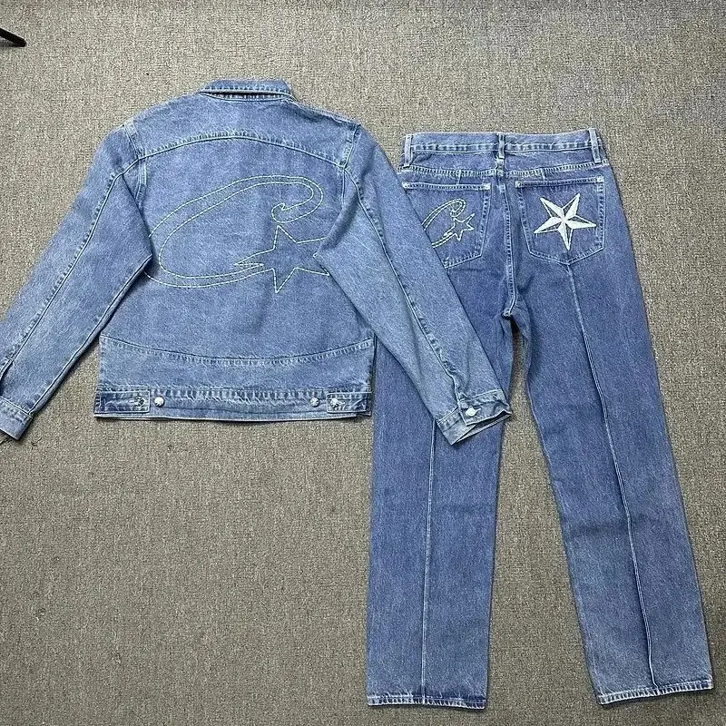 Corteiz Denim Jacket and Jeans Set — foto 3 de 6