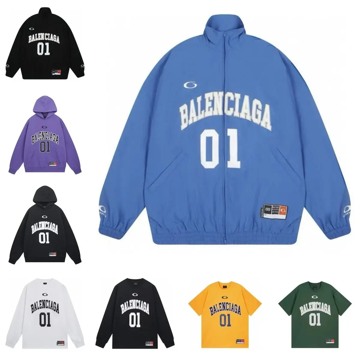 Balenciaga 01 Baseball Jacket
