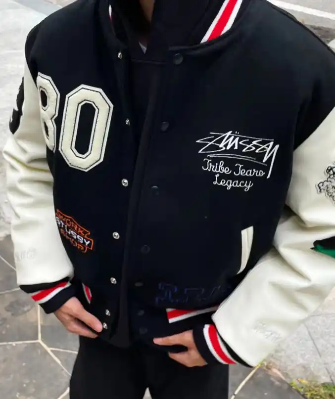 Stussy Baseball Jacket [4 styles] — foto 2 de 6