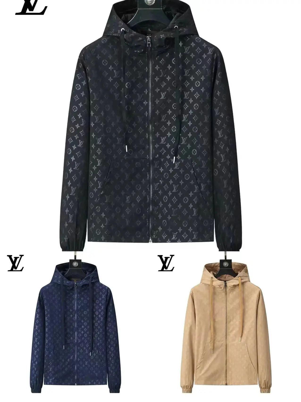 LV Monogram Hooded Jacket
