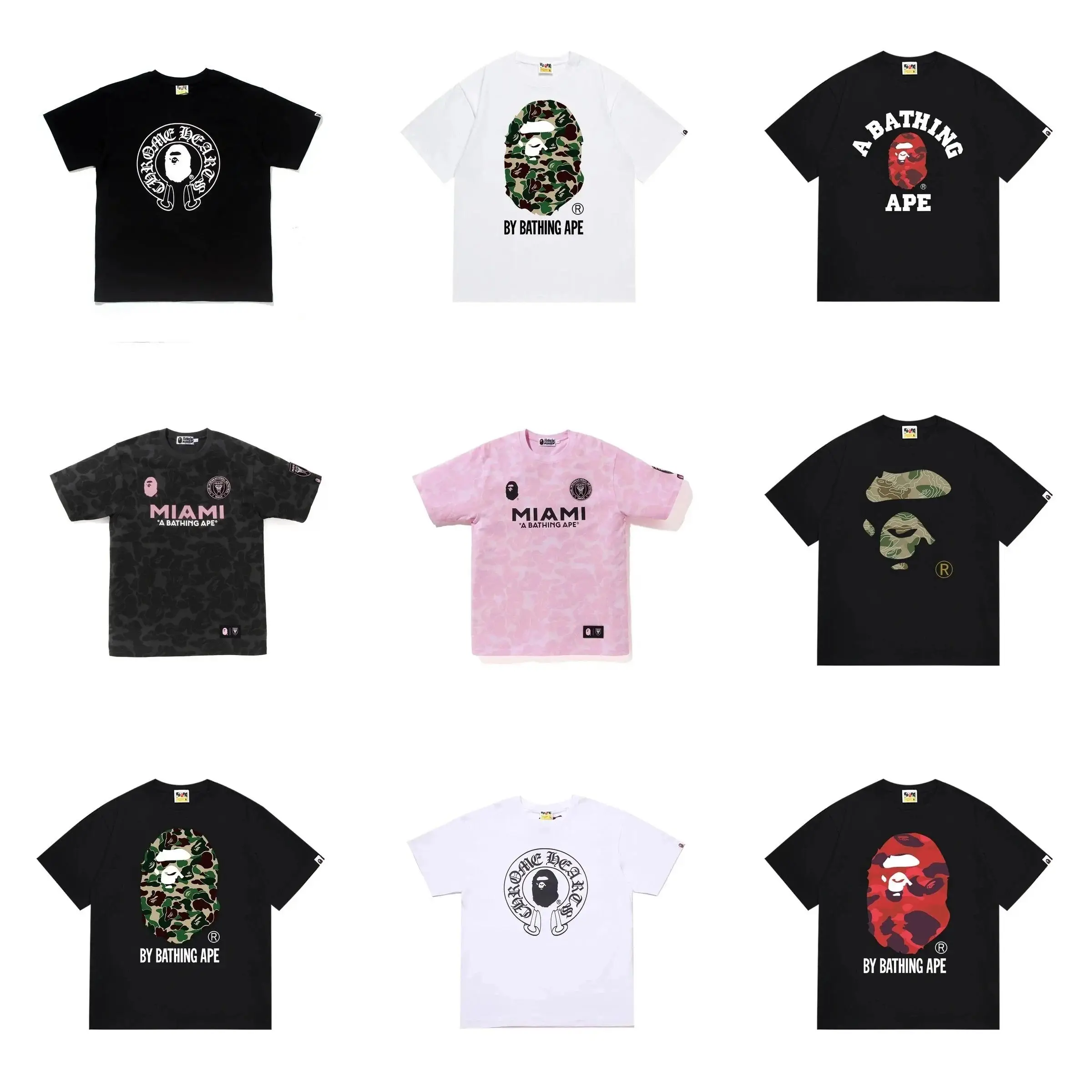 BAPE 1st Camo Ape Head T-Shirt [40 styles]