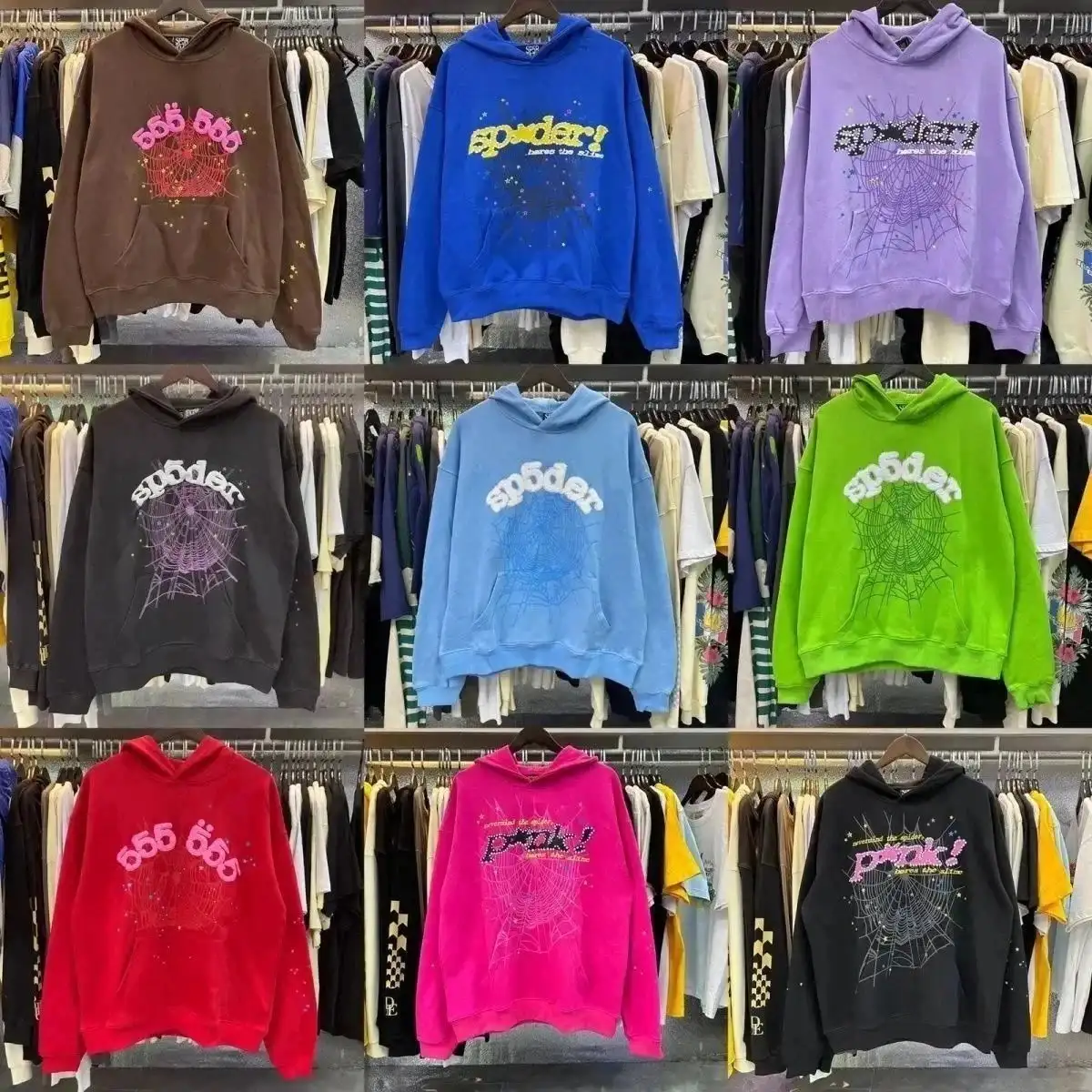 sp5der Hoodie & Pants Tracksuit Set — foto 2 de 6