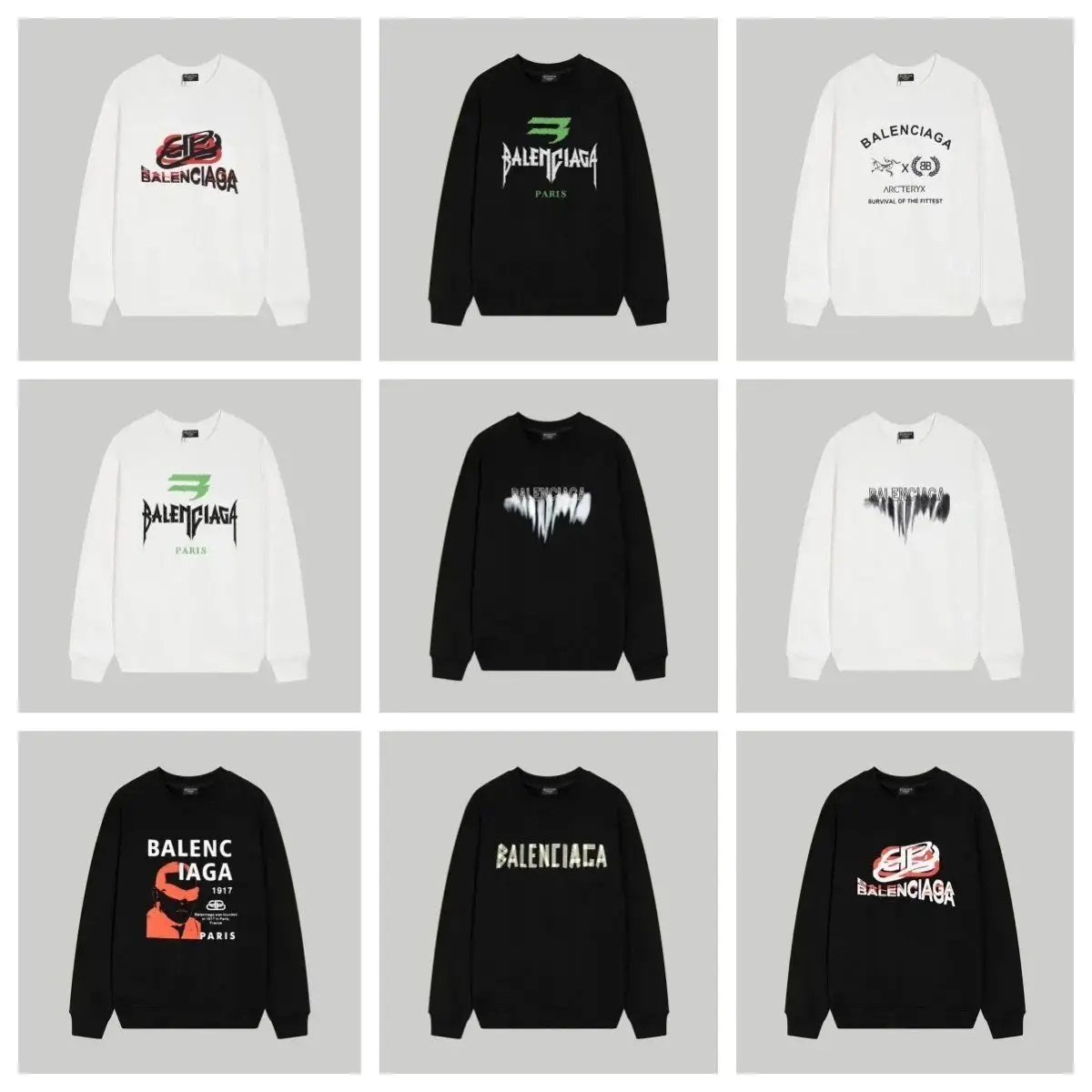 Balenciaga Hoodie (15 styles)