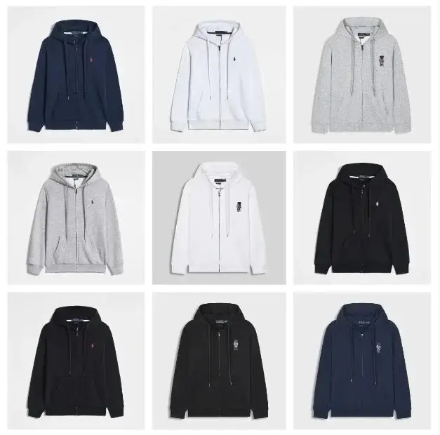 Ralph Lauren Polo Bear Zip-Up Hoodie [10 styles]