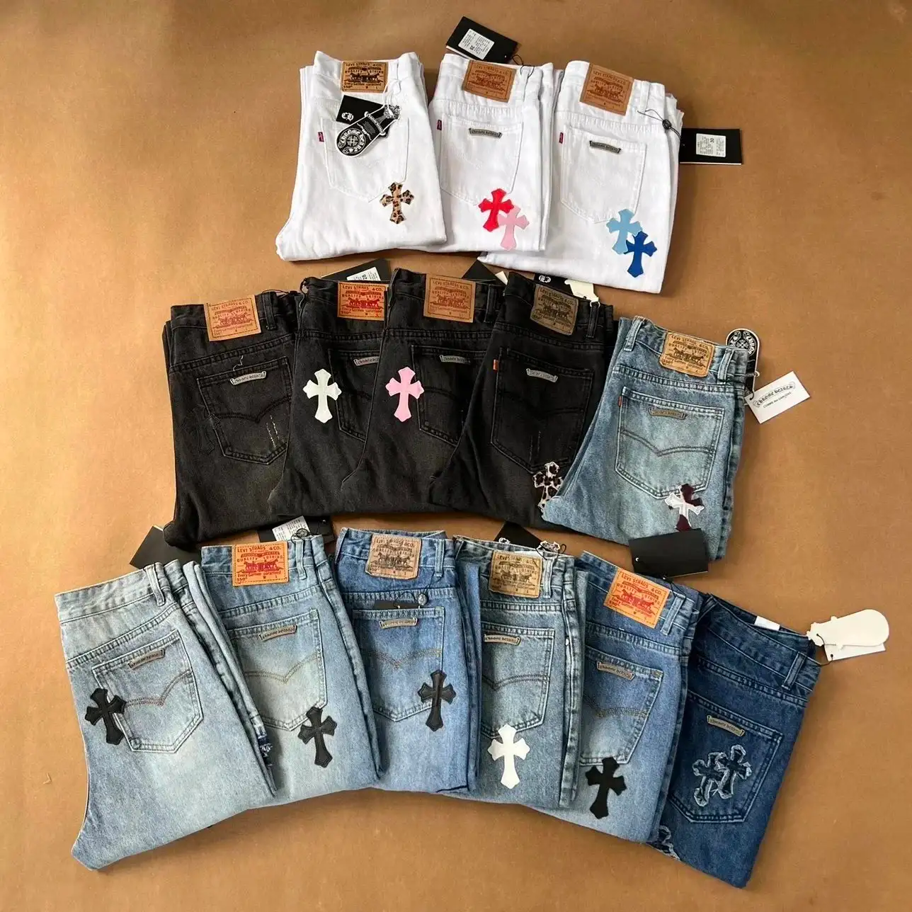 Chrome hearts jeans (15 CP) — foto 4 de 6