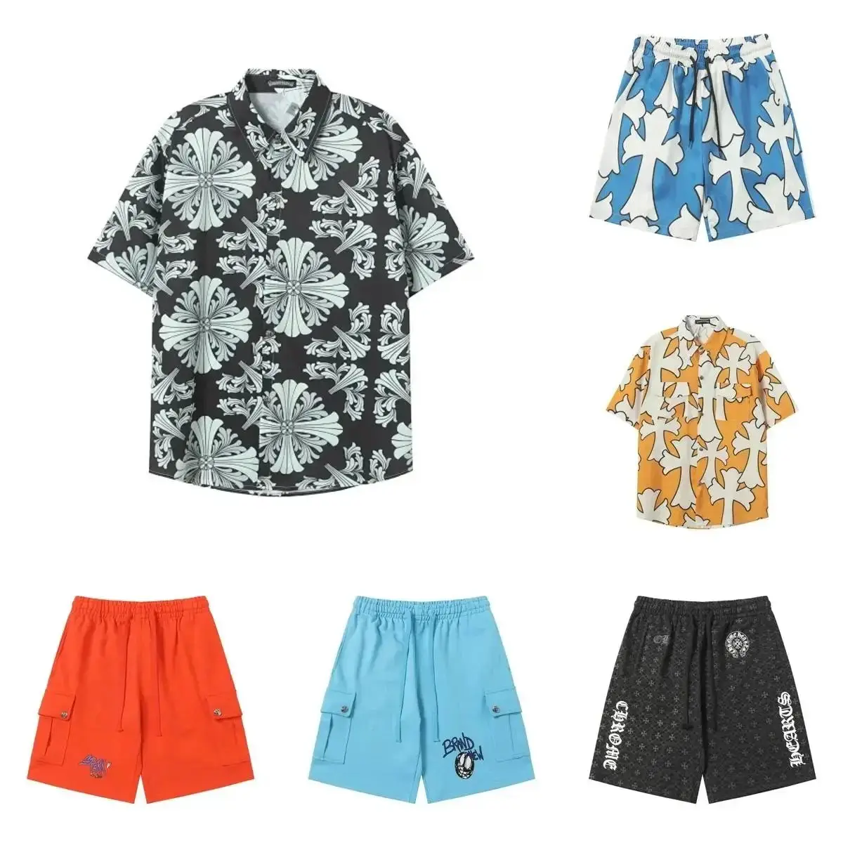 Chrome Hearts Cross Print Shorts [11 styles]