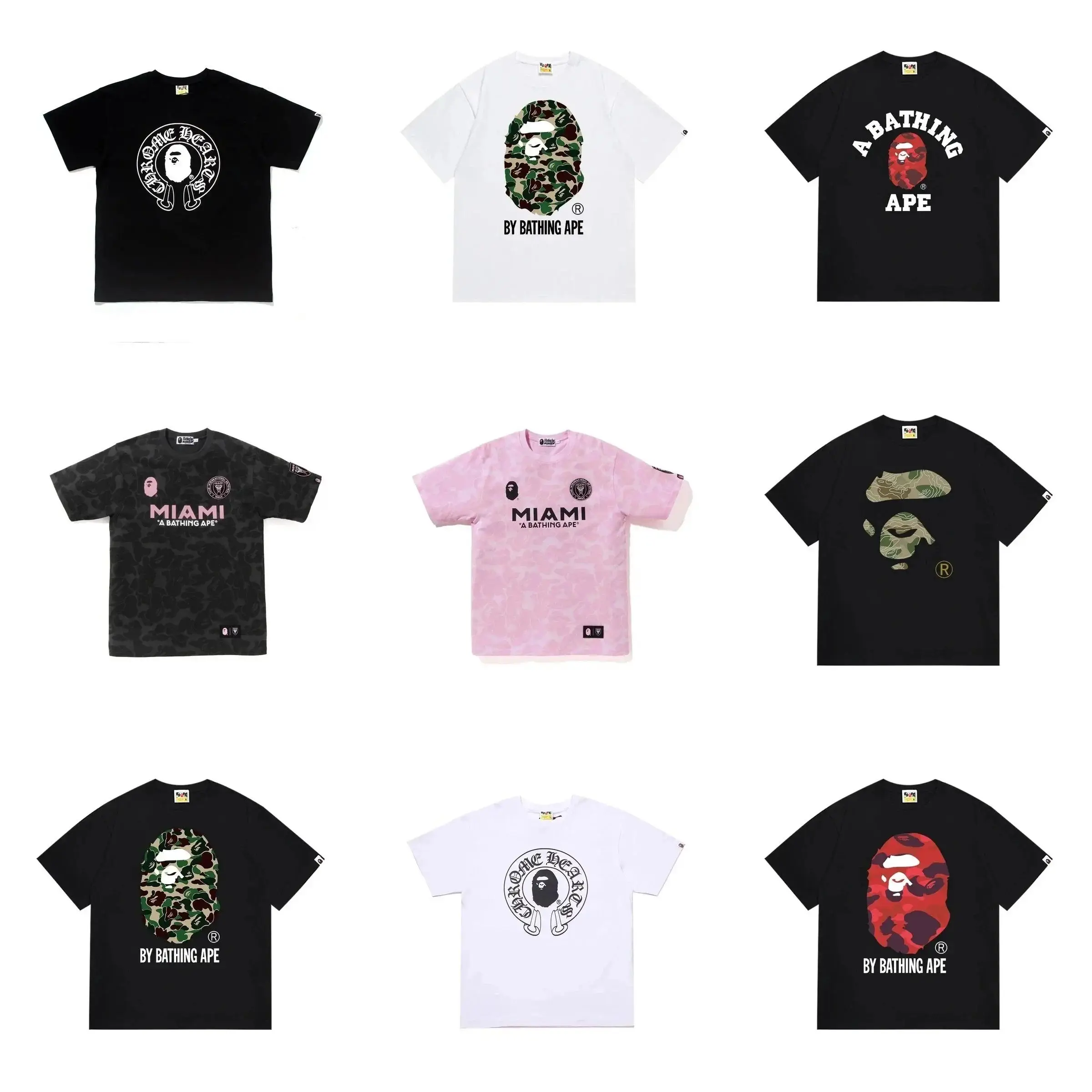 BAPE 1st Camo Ape Head T-Shirt [40 styles]