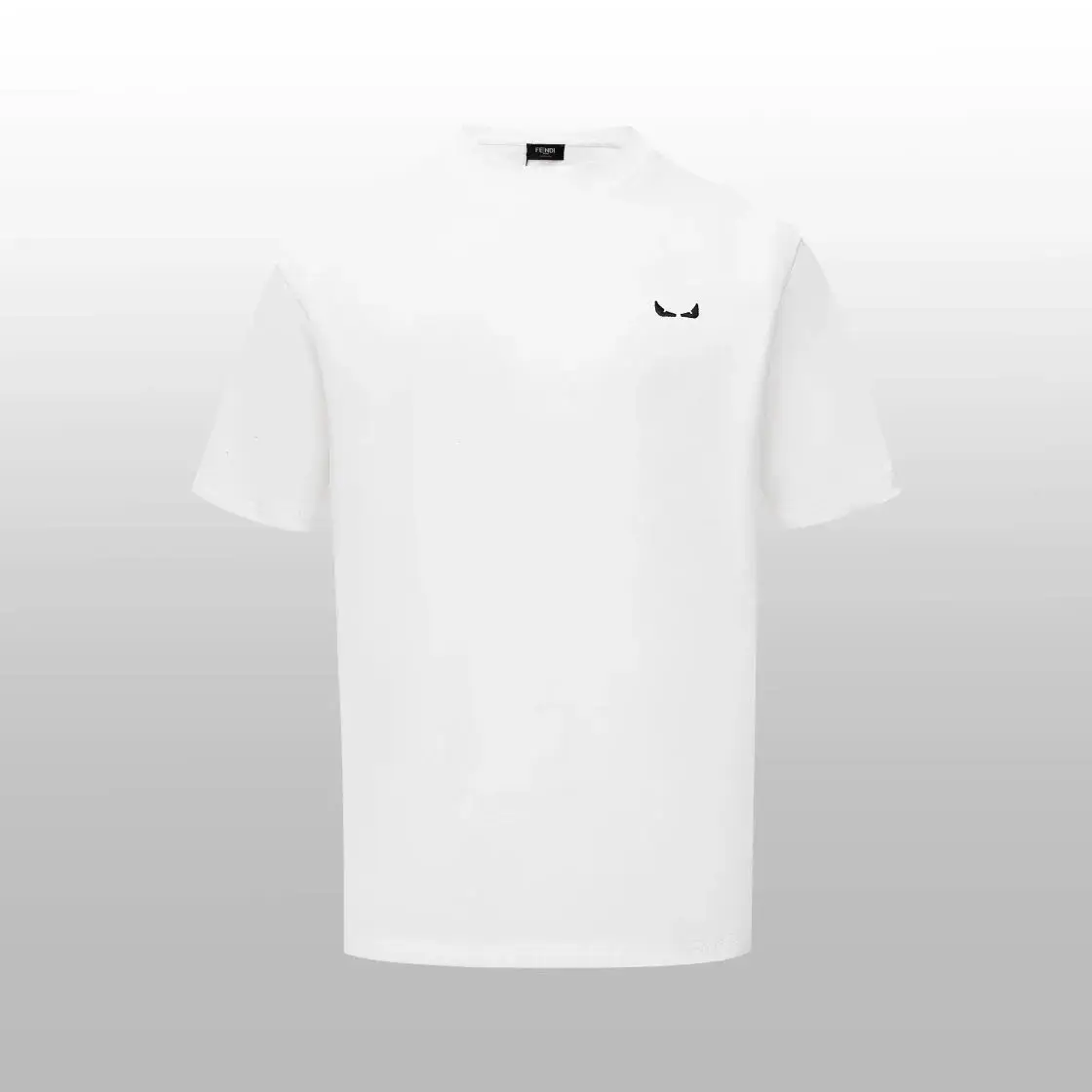 Fendi Black Graphic T-Shirt with FF Logo Design — foto 5 de 6
