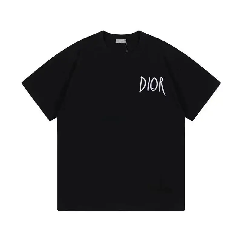 Dior Black Graphic T-Shirt | Luxury Casual Tee