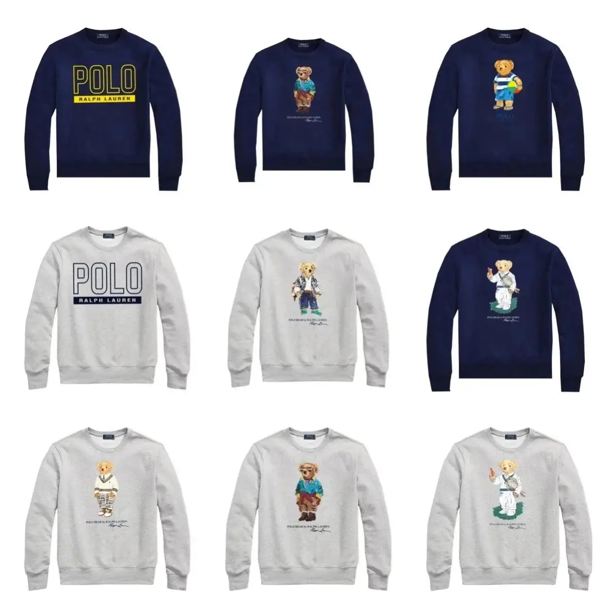 Ralph Lauren Polo Bear Sweatshirt - Navy Blue Men's Casual Wear