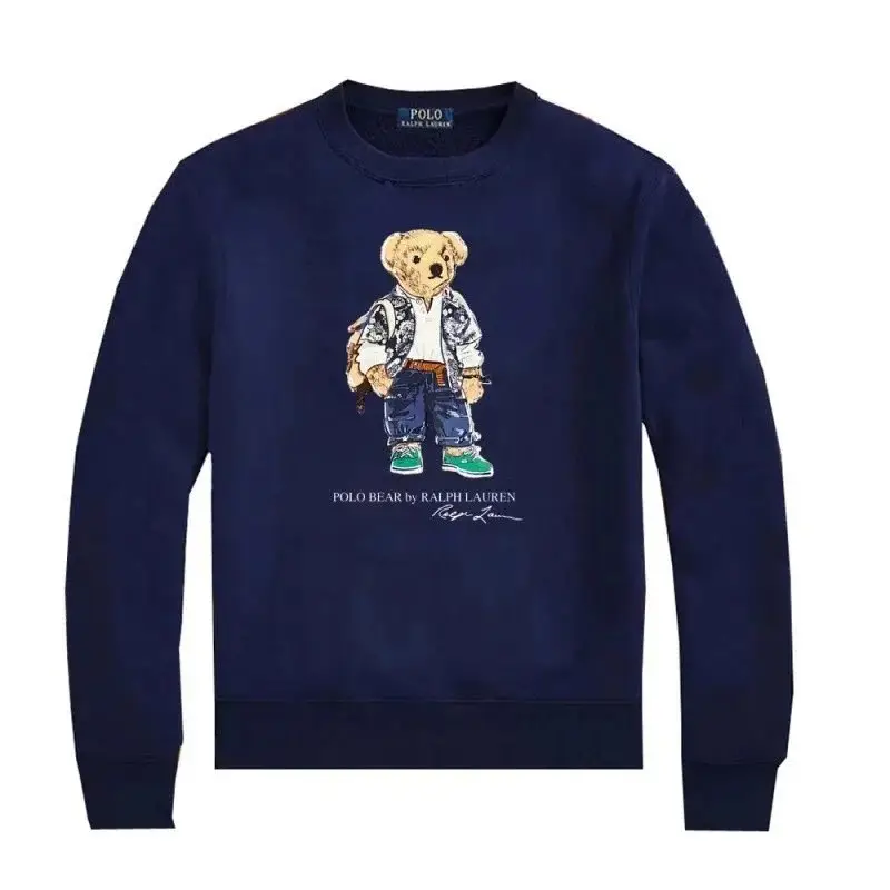 Ralph Lauren Polo Bear Sweatshirt - Navy Blue Men's Casual Wear — foto 3 de 6