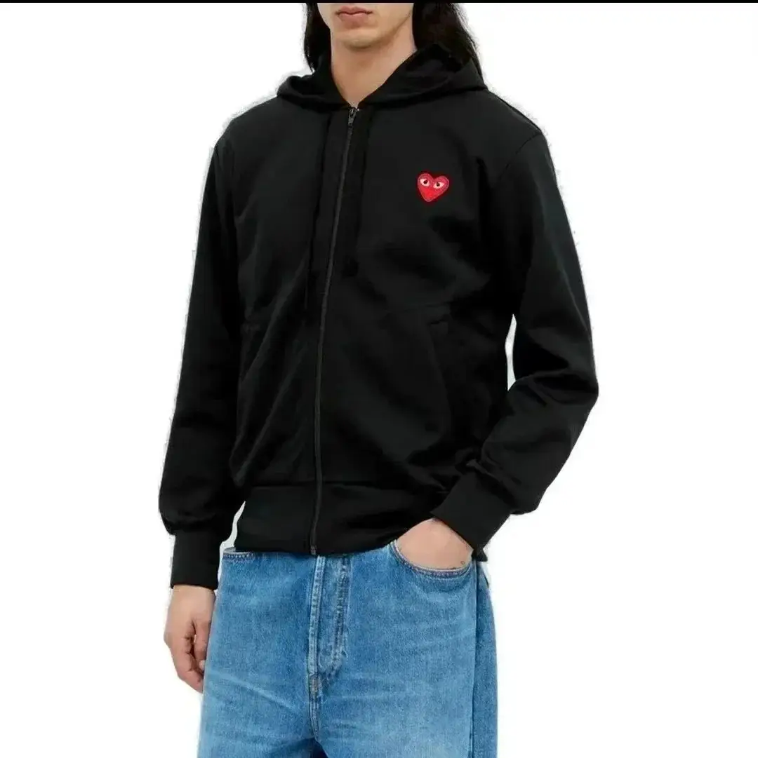 CDG Play Heart Logo Zip-Up Hoodie [36 styles] — foto 4 de 6