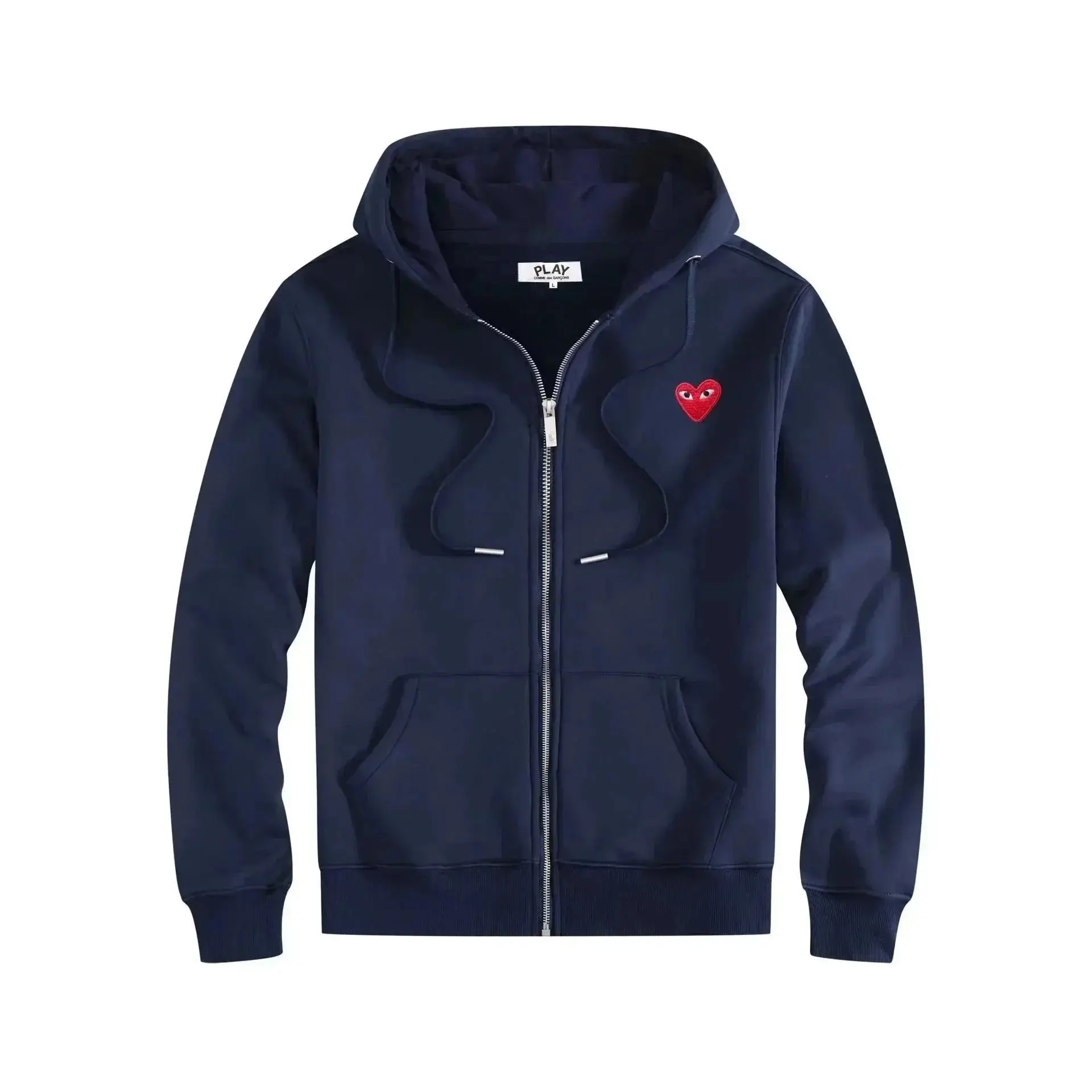 CDG Play Heart Logo Zip-Up Hoodie [36 styles] — foto 5 de 6