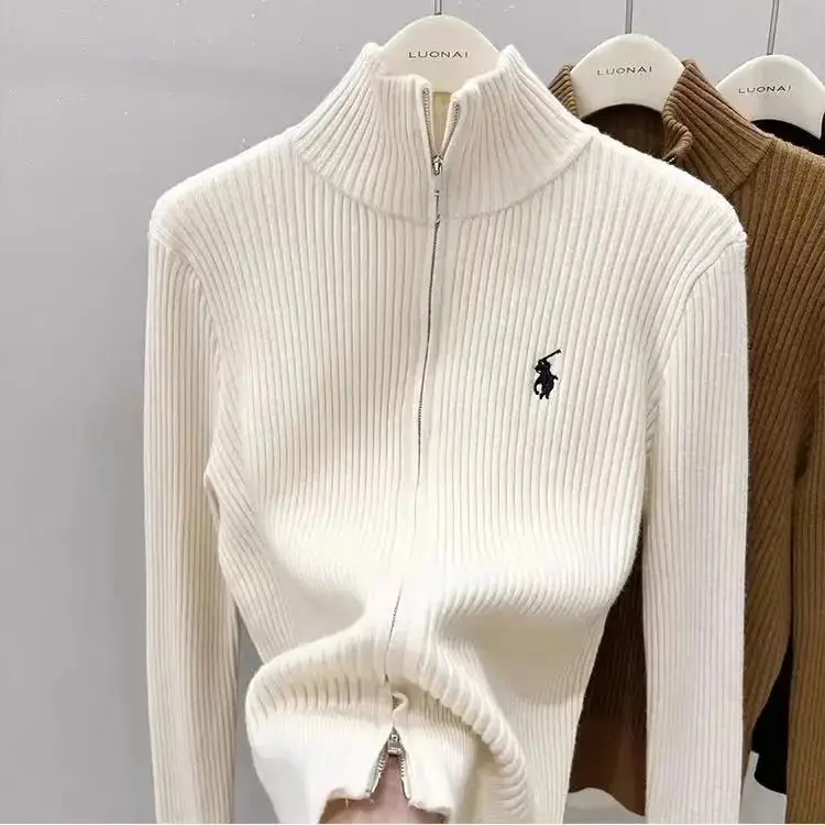 Polo Ralph Lauren Cable Knit Zip-Up Sweater [Loose Fit] — foto 5 de 6