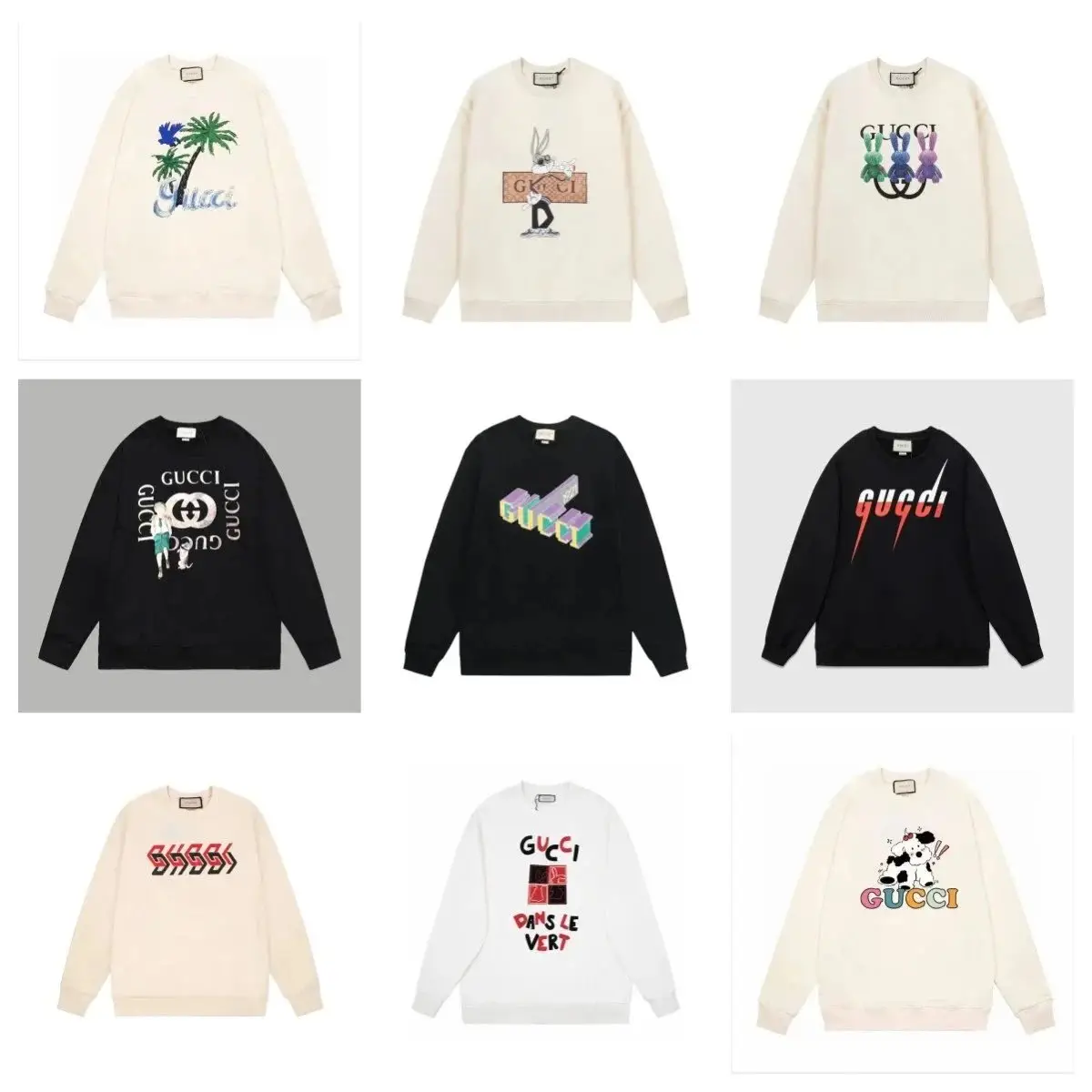 Gucci classic sweatshirt (40 styles)