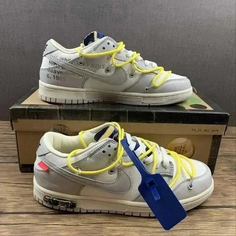 OFF-WHITE x Nike Dunk Low Sneakers [Multiple Colorways] — foto 2 de 6